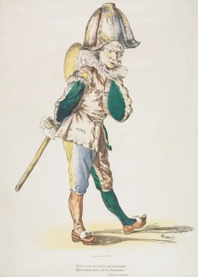 Polichinelle av Édouard Manet