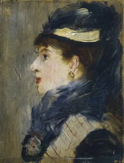 Portrait of a Lady av Édouard Manet