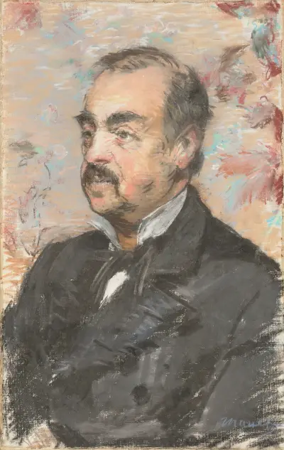 Portrait of Julien de la Rochenoire av Édouard Manet