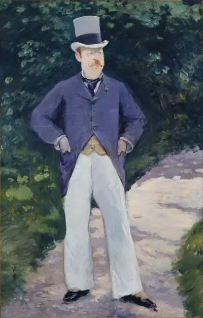 Portrait Of Monsieur Brun av Édouard Manet