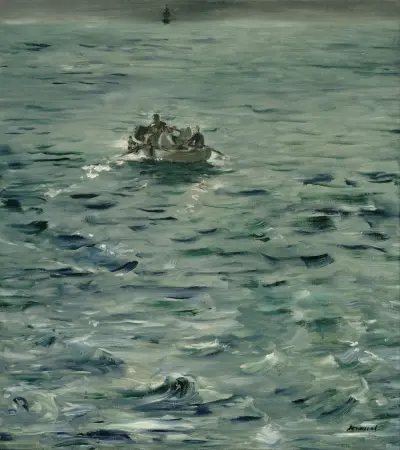 Rochefort’s Escape, 1881 – nr 1 av Édouard Manet