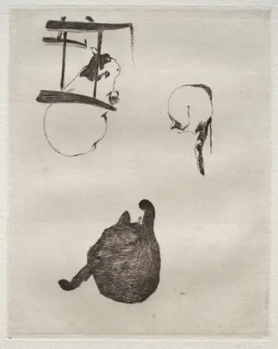 The Cats av Édouard Manet