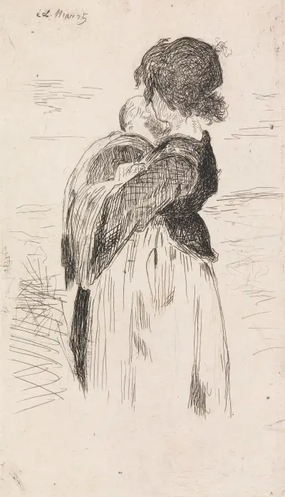 Mała dziewczynka, 1860, Édouard Manet