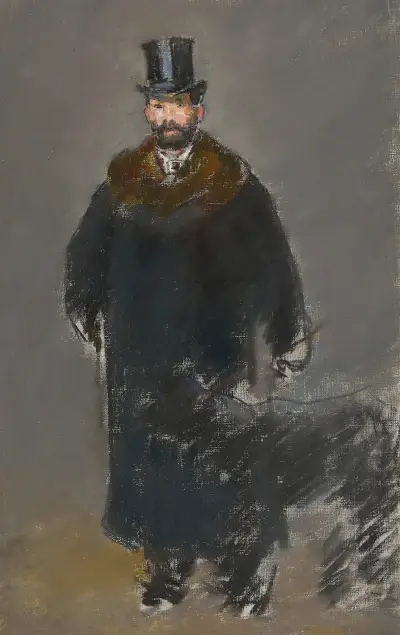The Man with the Dog av Édouard Manet