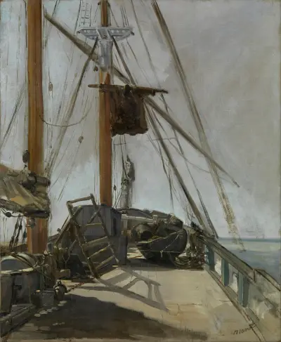 The ship’s deck av Édouard Manet