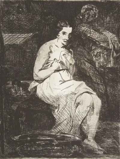 The Toilette, 1861 av Édouard Manet