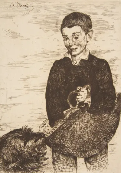 The Urchin, 1861 av Édouard Manet