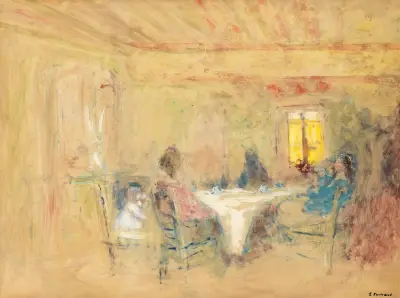 À Table av Édouard Vuillard