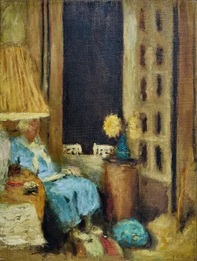 Fenêtre ouverte sur la nuit av Édouard Vuillard