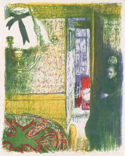 Interieur à la suspension av Édouard Vuillard