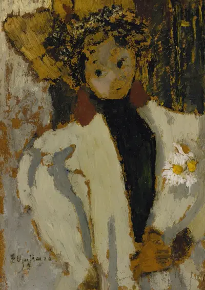 La Femme Aux Marguerites av Édouard Vuillard