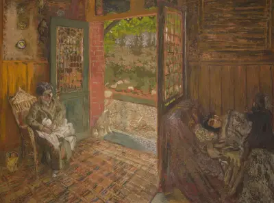 La Porte du jardin av Édouard Vuillard