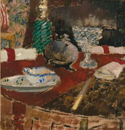 La Saucière Et Les Ronds De Serviette av Édouard Vuillard