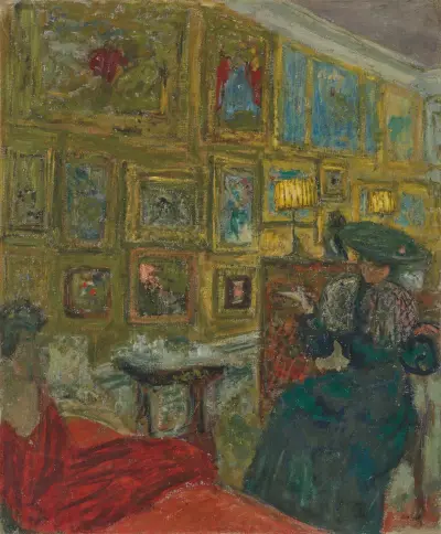 La visiteuse av Édouard Vuillard