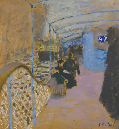 Le Bateau-Mouche av Édouard Vuillard