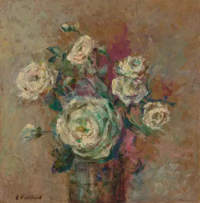 Les roses blanches av Édouard Vuillard