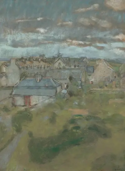 Les Toits av Édouard Vuillard