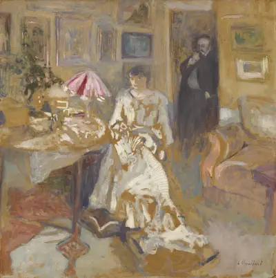 Monsieur et Madame Jos Hessel, rue de Rivoli av Édouard Vuillard