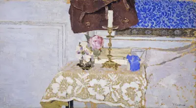 Nature morte au bougeoir [The Candlestick] av Édouard Vuillard