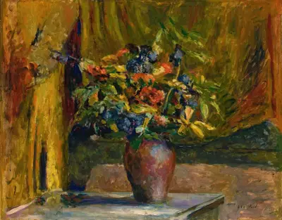 Pieds-D’alouette Et Géraniums av Édouard Vuillard