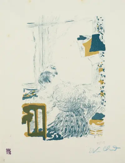 The Dressmaker av Édouard Vuillard