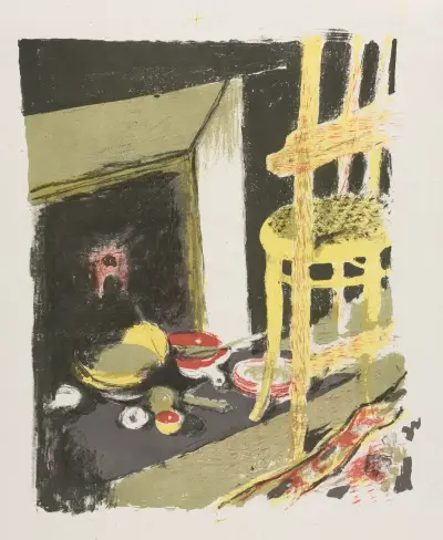 The Hearth av Édouard Vuillard