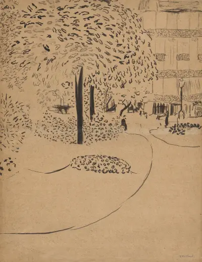 The Square av Édouard Vuillard