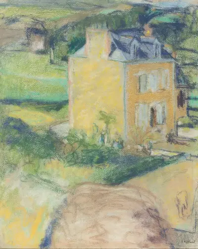 Villa At Saint-Jacut av Édouard Vuillard
