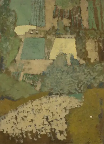 Vue plongeante sur la colline av Édouard Vuillard