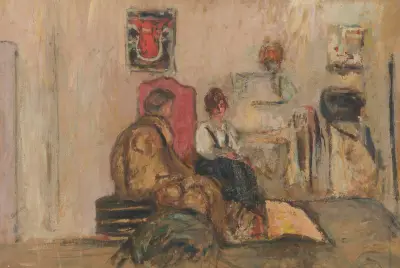 Yvonne Printemps Dans Sa Loge av Édouard Vuillard