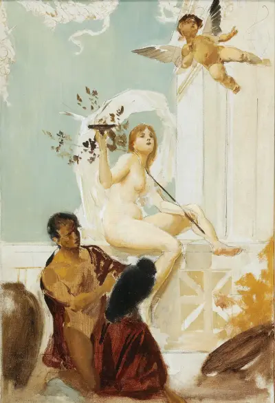Allegorie av Eduard Veith