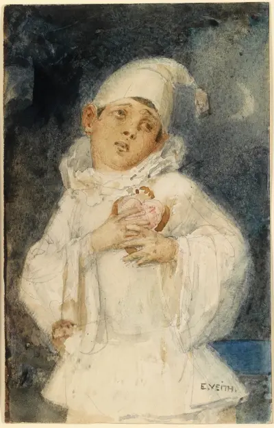 Harlekin av Eduard Veith