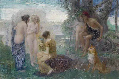 Urteil Des Paris av Eduard Veith