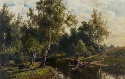 Fishing, Edvard Bergh