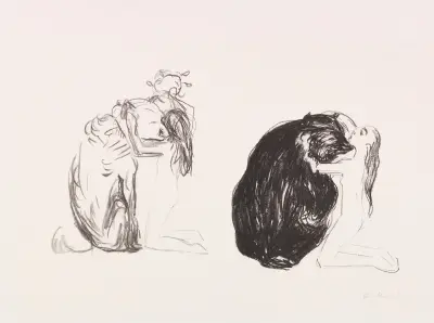 Bjørnen (Der Bär) av Edvard Munch