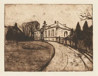 Das Haus av Edvard Munch