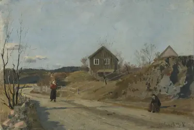 From Vestre Aker av Edvard Munch