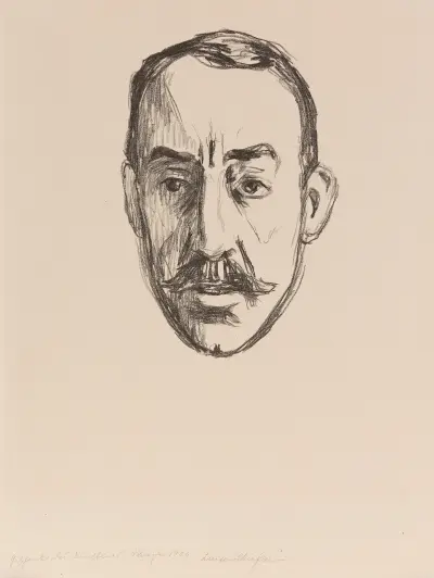 Henry van de Velde av Edvard Munch