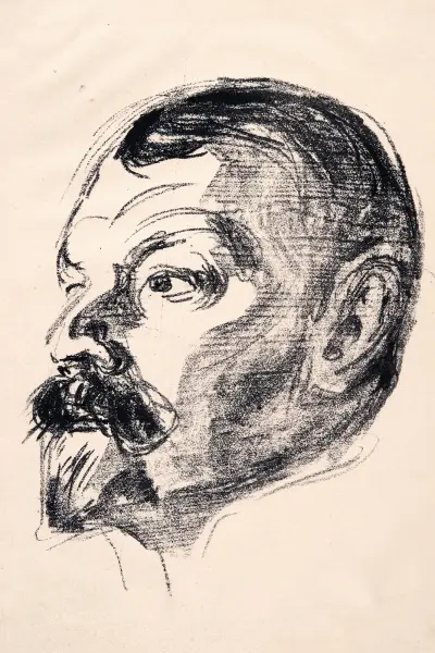Jens Thiis av Edvard Munch