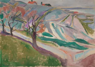 Landscape, Kragerø av Edvard Munch