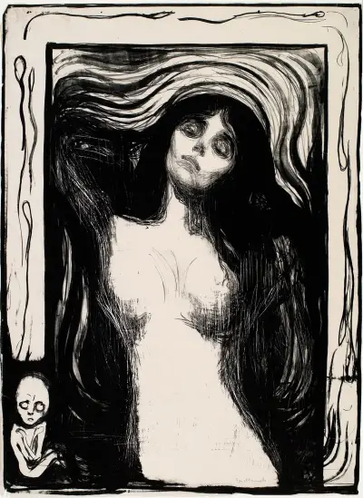 Madonna – nr 1 av Edvard Munch
