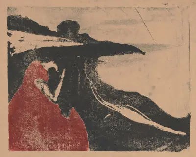 Melancholy II av Edvard Munch