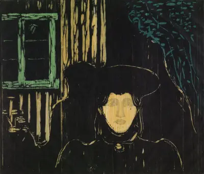 Moonlight, 1896 av Edvard Munch
