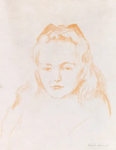 Ottilie Schiefler av Edvard Munch