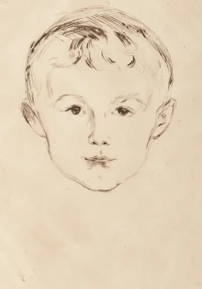 Portrait of Theodore Linde av Edvard Munch