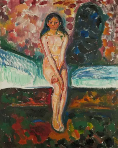 Puberty, 1914 av Edvard Munch