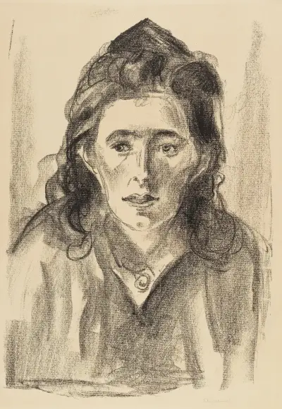 Strassenmädchen av Edvard Munch