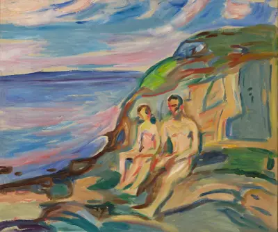 Sunbathin av Edvard Munch