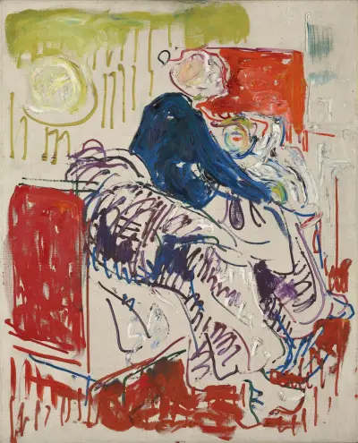 The Death of the Bohemian av Edvard Munch