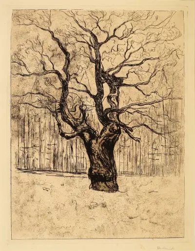The Oak – nr 1 av Edvard Munch